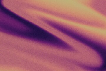 Abstract wavy liquid retro gradient background. Noise grain texture effect multicolored 90s gradation
