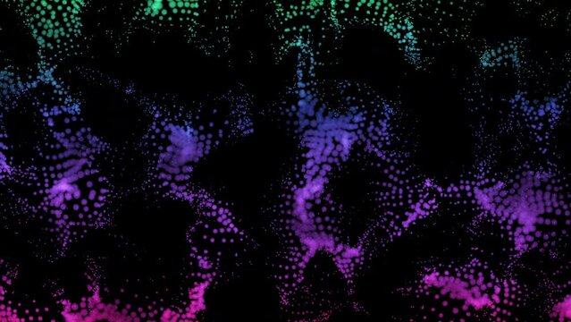 RGB Particle Background