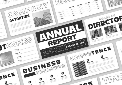 Annual Report Presentation Design