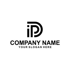 letter IPD logo icon company