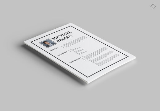 Minimal Resume