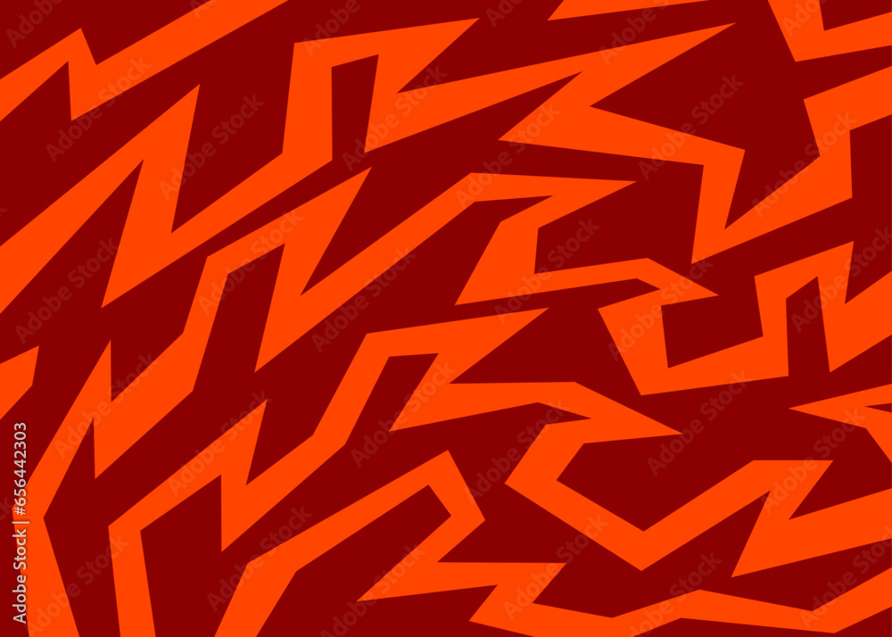 Poster abstract background with geometric sharp and spike line pattern