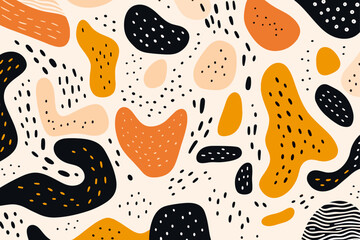 Fall Autumn seamless pattern. Good for fashion fabrics, children’s clothing, T-shirts, postcards, email header, wallpaper, banner, events, covers, advertising, and more.