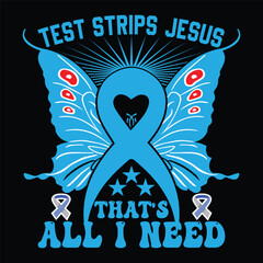 diabetes awareness vector tshirt design 