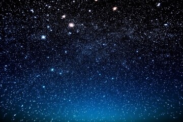 Starry night sky