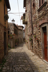 Fototapeta na wymiar Montefioralle, medieval village in Chianti