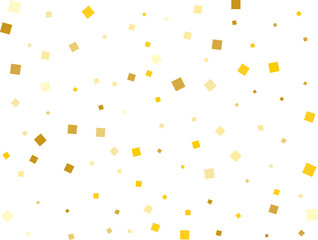 Yellow Squares Confetti