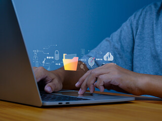 Management document file information with DMS, system storage folder way access internet on server access security document files  and to organize business documents