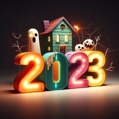 tiny haunting house 2023, Halloween