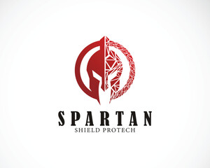 spartan logo design spartan simple creative logo vector spartan black logo helmet