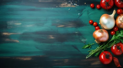 Fotobehang abstract background beside of vegetables  ©  ALLAH LOVE