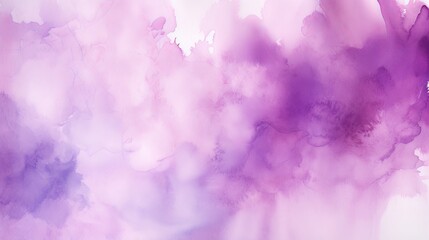 Fototapeta premium Purple watercolor background - abstract artwork with copy space