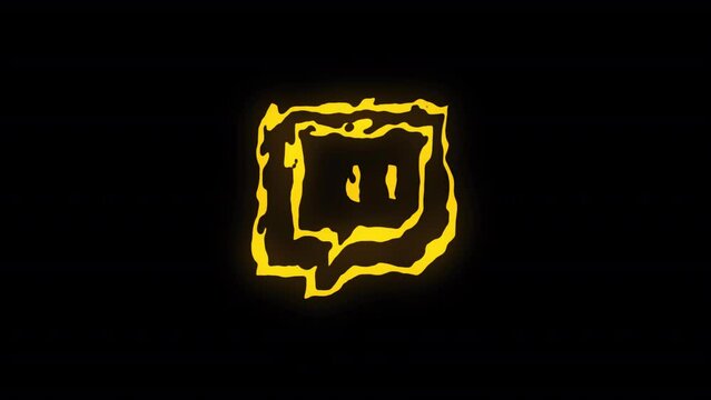 Social Media Burning Icons, Fire On Icons