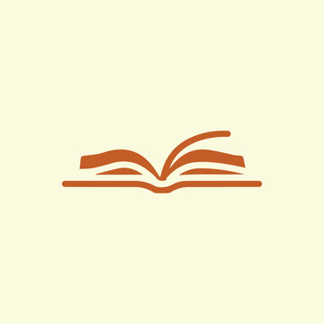 Open book pages vector illustration.