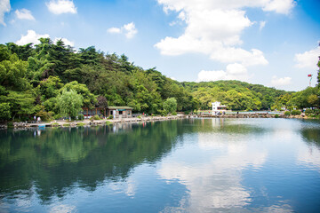 Pearl Spring Scenic Area in Nanjing, Jiangsu Province, China