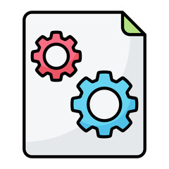 Project Colored Line Icon
