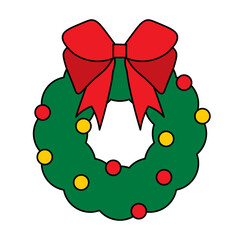 Chrismast Wreath Icon