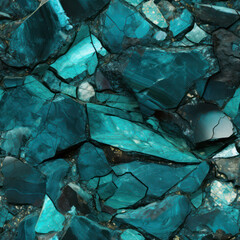 Turquoise minerals background, abstract decoration
