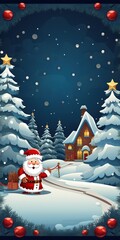 christmas background for greeting card and invitation card