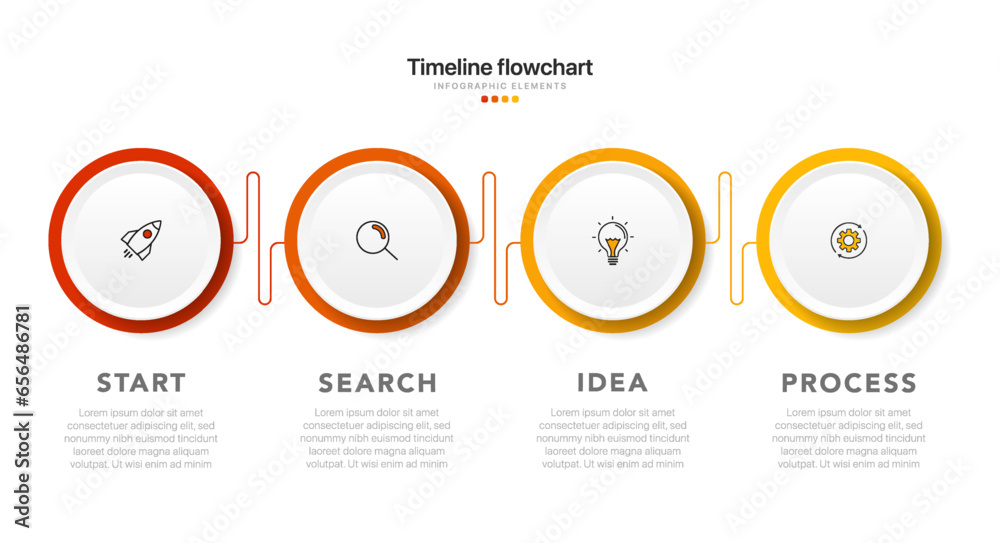 Poster timeline infographic design with 6 options or steps. infographics for business concept. can be used 