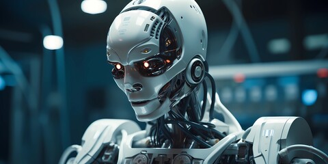 Fototapeta premium Innovative , systems and applications for more efficient management,ai generated