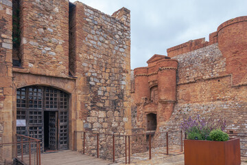 Forteresse de Salses le Château dans les Pyrénées Orientales, en Occitanie, Sud de la France.	