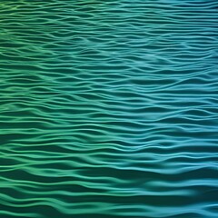 Obraz premium Blue-green water background. Reflection of light on the wavy surface of the water. Ripples.