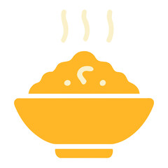 isolated curry rice icon