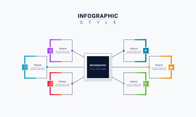 Business infographic style 