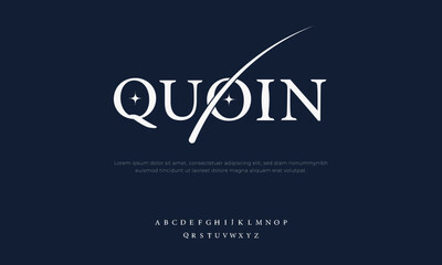 Quoin customize font face style 