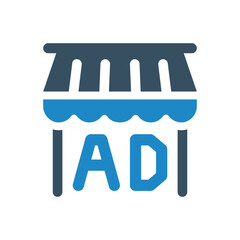 Shop, marketing icon vector illustration