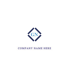 GN circle letter logo design with circle and ellipse shape. GN ellipse letters with typographic style. The three initials form a circle logo. GN Circle Emblem Abstract Monogram Letter Mark Vector.