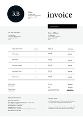This Invoice is perfect for Corporate, Company, Business and more, minimalist design and easy to customise