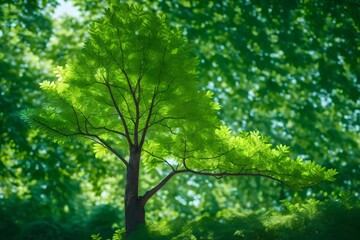 Fototapeta premium green forest background
