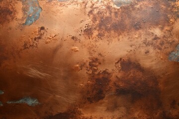 Background featuring the textured appearance of stained copper metal