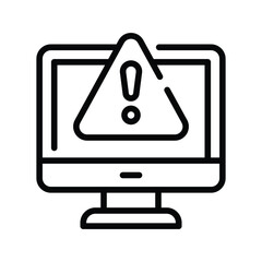 System error warning for webpage, banner, presentation, social media, documents