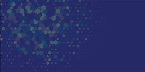 Geometric Multi size Hexagon with multi Color Background