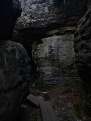 Obraz premium the cave in the mountains