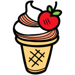 strawberry ice cream