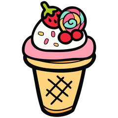 strawberry ice cream