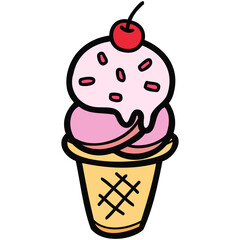 strawberry ice cream