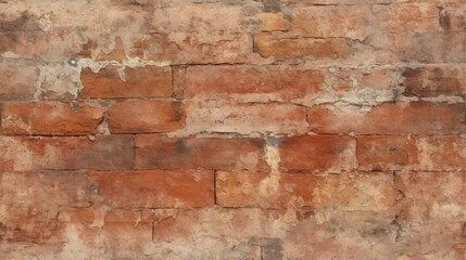 Obraz premium Red brick wall seamless background, texture pattern for continuous replicate