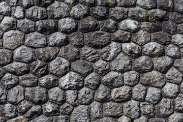 wall of stones as a texture