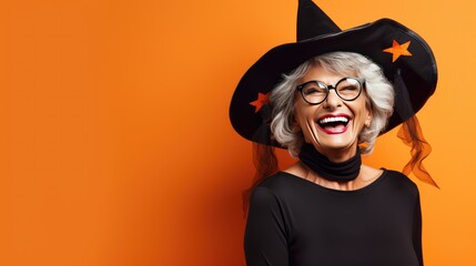 Laughing Happy Adult Woman Wearing