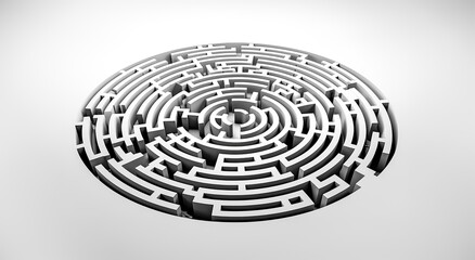Maze wall with exit point concepts.solution and solving ideas.performance of human creativity.business success