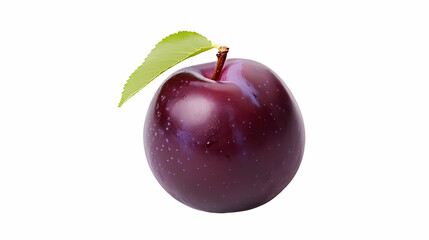 Plum white background graphic icon material PPT