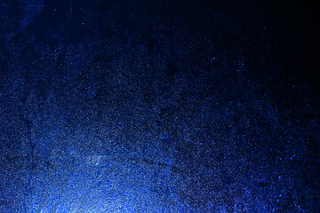 dark blue white black glitter texture abstract banner background with space. Twinkling glow stars...