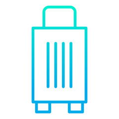 Outline gradient Luggage icon
