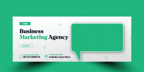 Marketing cover banner design