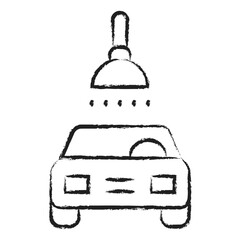 Hand drawn Car wash icon